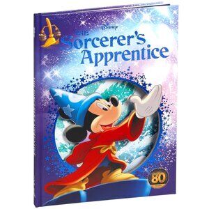DISNEY Mickey Mouse The Sorcerer's Apprentice Hardcover Die-cut Classics NEW